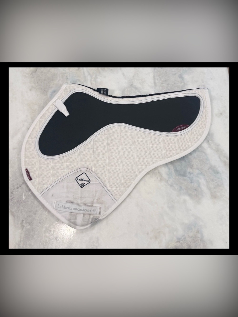 RARE! LeMieux ProSport ProGrip Saddle Pad Large CC Anti-Slip Shock Absorb